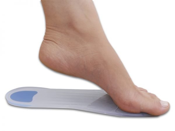 Palmilha Siligel Inteira com Ponto Azul Ortho Pauher – Absorção de Impacto e Conforto Ortopédico