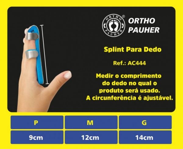 Splint Para Dedo Ortho Pauher - Imagem 2