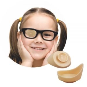 Oclusor De Silicone Infantil Antialérgico para Estrabismo
