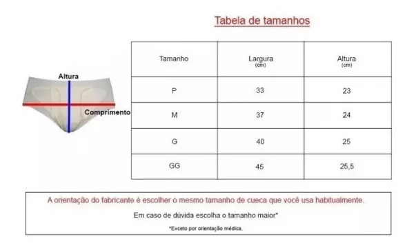 Cueca Para Hérnia Inguinal Dupla Dilepé - Imagem 4