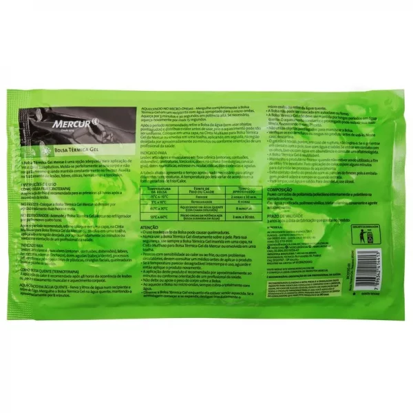 Bolsa Térmica Gel Média Mercur – Uso Quente e Frio, Reutilizável e Flexível - Imagem 2