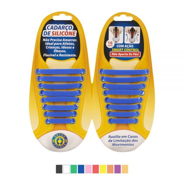 Cadarço de Silicone Esportivos Ortho Pauher – Prático, Colorido e Impermeável