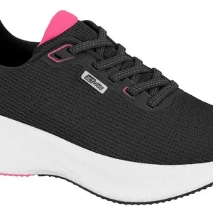 Tênis ActVitta 4849.100 Feminino Preto Pink – Conforto e Estilo Esportivo