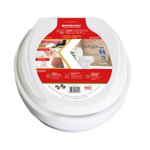Assento Sanitário Oval Elevado 13,5 cm Almofadado Mebuki – Conforto e Segurança no Banheiro
