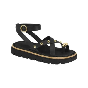 Sandália Papete Moleca 5504.213 Preto – Conforto, Estilo e Versatilidade para o Dia a Dia