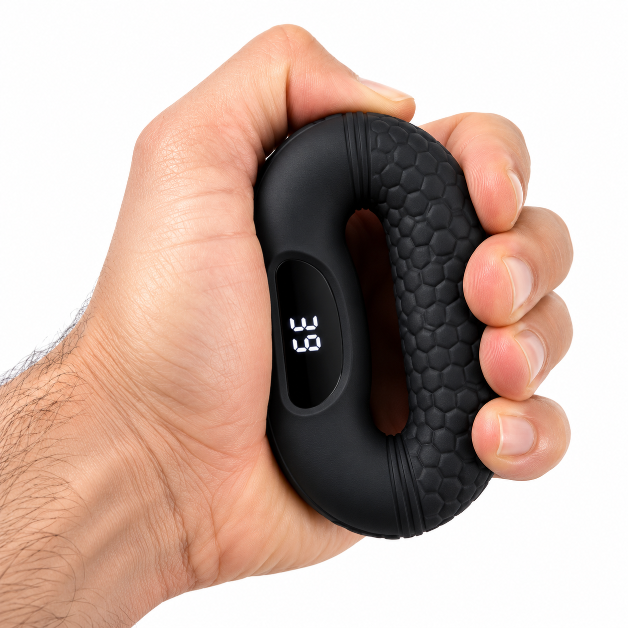 Soft Hand Grip com Contador Digital Alux Pro Sports – Preto - Imagem 3
